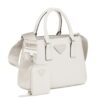 Replica Prada Galleria Mini Bag In Beige Saffiano Leather 23