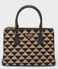 Replica Prada Galleria Small Bag In Jacquard Fabric