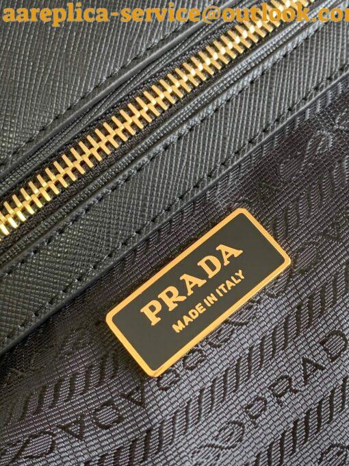 Replica Prada Galleria Small Bag In Jacquard Fabric 10