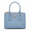 Replica Prada Mini Galleria Bag In Beige Saffiano Leather 12