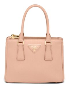 Replica Prada Mini Galleria Bag In Powder Pink Saffiano Leather