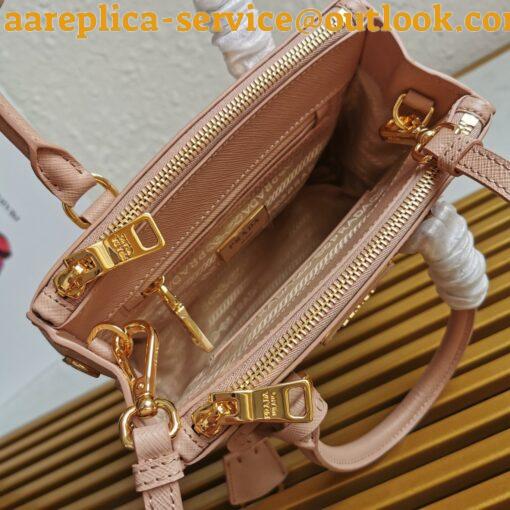 Replica Prada Mini Galleria Bag In Powder Pink Saffiano Leather 8