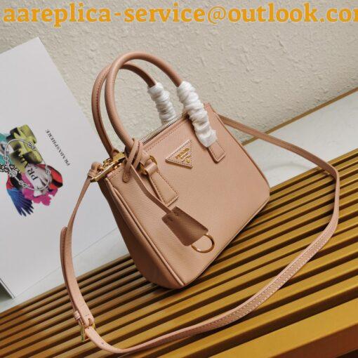 Replica Prada Mini Galleria Bag In Powder Pink Saffiano Leather 11