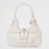 Replica Prada Moon Bag in White Padded Nappa Leather