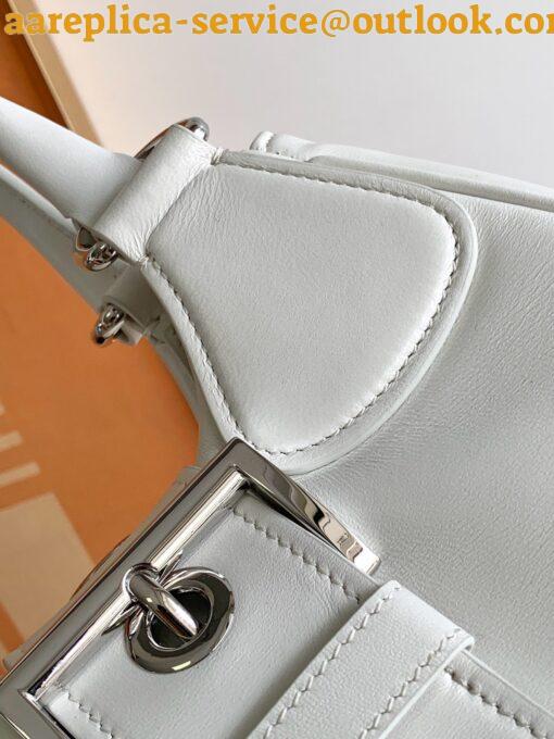 Replica Prada Moon Bag in White Padded Nappa Leather 20