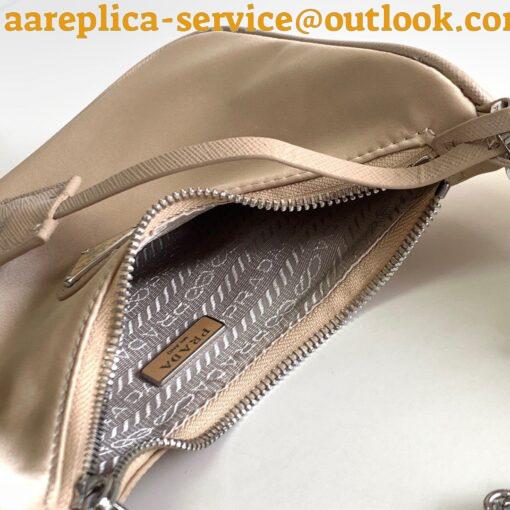 Replica Prada Re-Edition 2005 Shoulder Bag In Beige Re-Nylon 8