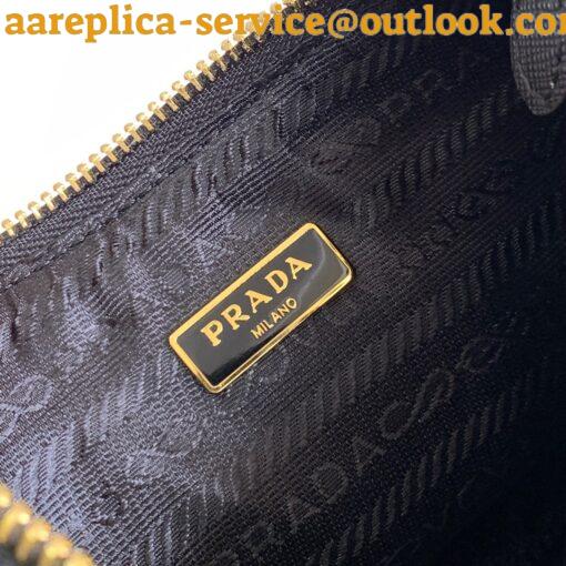 Replica Prada Re-Edition 2005 Shoulder Bag In Black Saffiano Leather 11