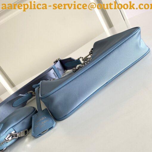 Replica Prada Re-Edition 2005 Shoulder Bag In Blue Re-Nylon 4