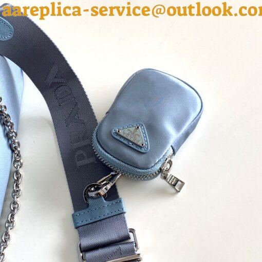 Replica Prada Re-Edition 2005 Shoulder Bag In Blue Re-Nylon 9