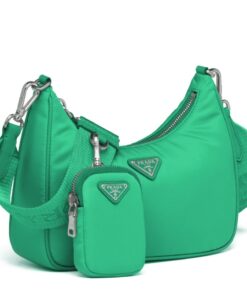 Replica Prada Re-Edition 2005 Shoulder Bag In Green Re-Nylon