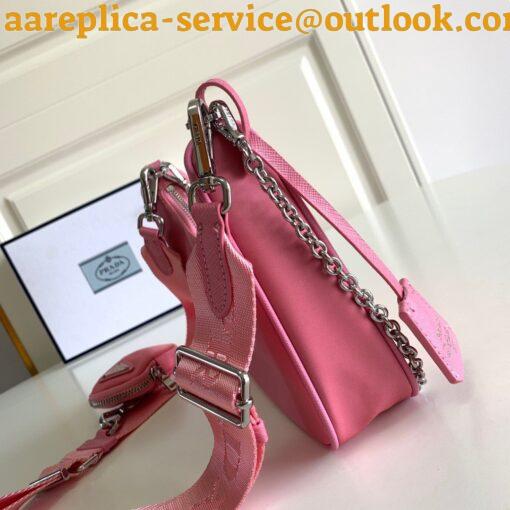 Replica Prada Re-Edition 2005 Shoulder Bag In Pink Re-Nylon 7