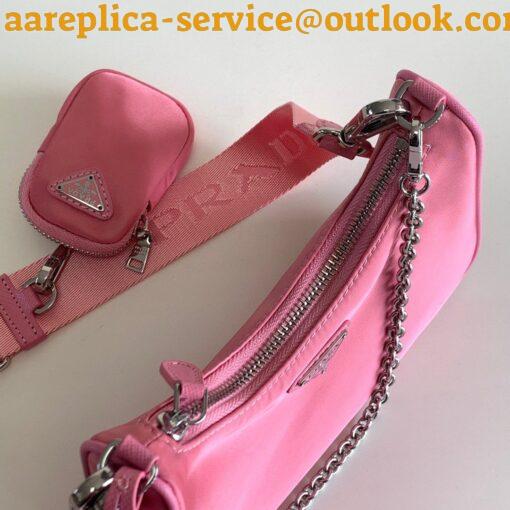 Replica Prada Re-Edition 2005 Shoulder Bag In Pink Re-Nylon 9