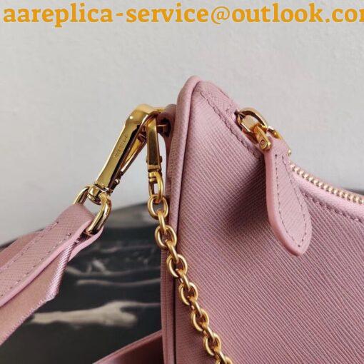 Replica Prada Re-Edition 2005 Shoulder Bag In Pink Saffiano Leather 7