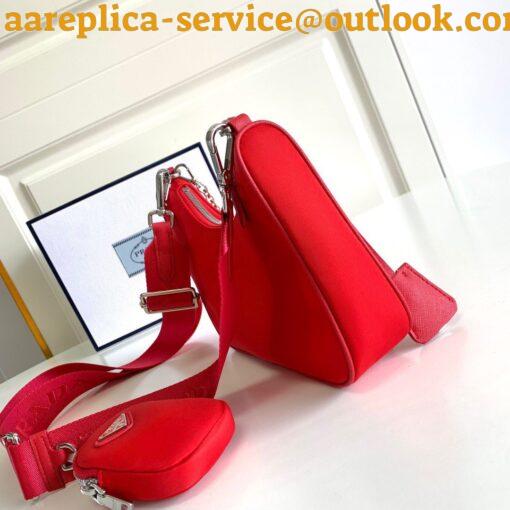 Replica Prada Re-Edition 2005 Shoulder Bag In Red Re-Nylon 5