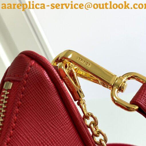 Replica Prada Re-Edition 2005 Shoulder Bag In Red Saffiano Leather 2