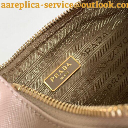 Replica Prada Re-Edition 2005 Shoulder Bag In Taupe Saffiano Leather 10