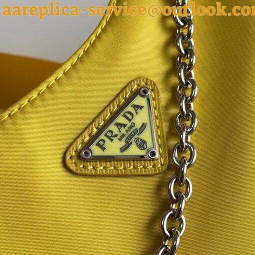 Replica Prada Re-Edition 2005 Shoulder Bag In Yellow Re-Nylon 6