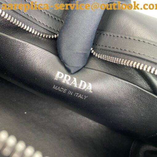 Replica Prada Supernova Medium Top Handle Bag In Black Leather 10