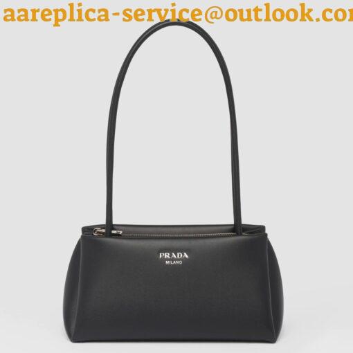 Replica Prada Supernova Small Shoulder Bag In Black Calfskin