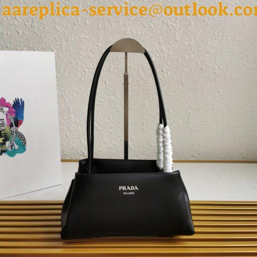 Replica Prada Supernova Small Shoulder Bag In Black Calfskin 6