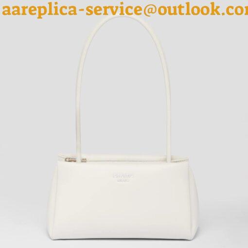 Replica Prada Supernova Small Shoulder Bag In White Calfskin