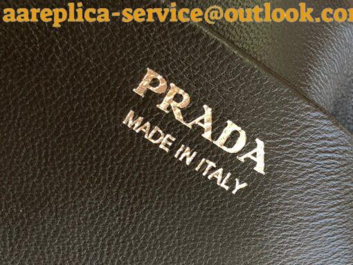 Replica Prada Supernova Small Top Handle Bag In Black Brushed Leather 10