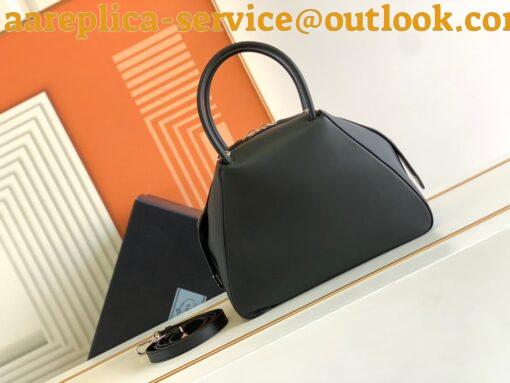 Replica Prada Supernova Small Top Handle Bag In Black Leather 4