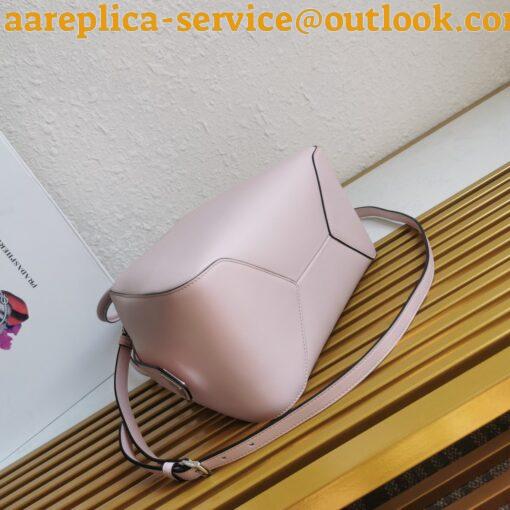 Replica Prada Supernova Small Top Handle Bag In Pink Leather 3