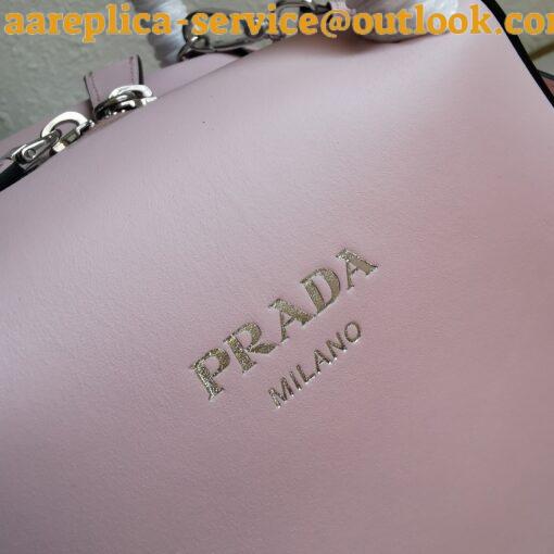 Replica Prada Supernova Small Top Handle Bag In Pink Leather 4