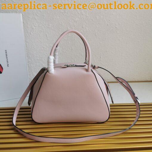 Replica Prada Supernova Small Top Handle Bag In Pink Leather 6