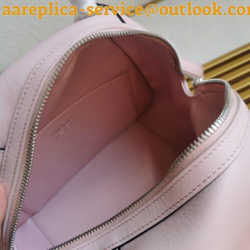 Replica Prada Supernova Small Top Handle Bag In Pink Leather 8