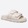 Replica DIor Dio(r)evolution Slides Sandals In Black Cannage Calfskin 10