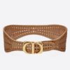 Replica Dior 30 Montaigne 40MM Belt In Black Calfskin 30