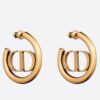 Replica Dior Tribales Chain Earrings In Antique Gold-Finish Metal 8