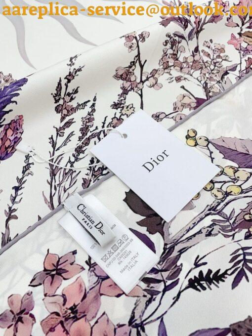 Replica Dior 4 Saisons Hiver Soleil 90 Square Scarf 7