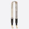 Replica Dior Shoulder Strap with Ring in Blue Embroidery Canvas 23