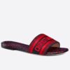 Replica Dior Dtwist Slides In Black Cannage Lambskin 10