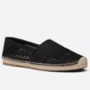 Replica Dior Granville Espadrilles In Nude Mesh Embroidery 18