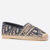 Replica Dior Granville Espadrilles In Grey Oblique Embroidered Cotton 21