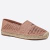 Replica Dior Granville Espadrilles Sandals In Beige Embroidered Cotton 26