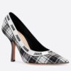 Replica Dior J’Adior Pumps 100mm In Black Technical Fabric 9