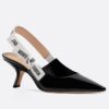 Replica Dior J’Adior Slingback Pumps 65mm In Nude Patent Calfskin 10