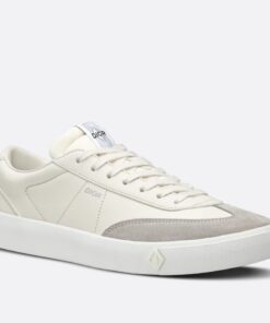 Replica Dior Men’s B101 Sneakers In Cream Calfskin