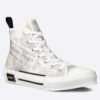 Replica Dior Men’s B23 High-top Sneakers In Blue Oblique Canvas