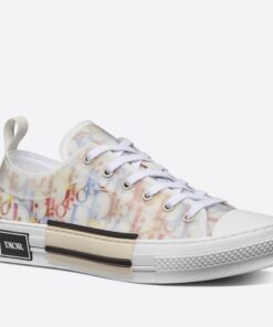 Replica Dior Men’s B23 Low-top Sneakers In Multicolor Oblique Canvas