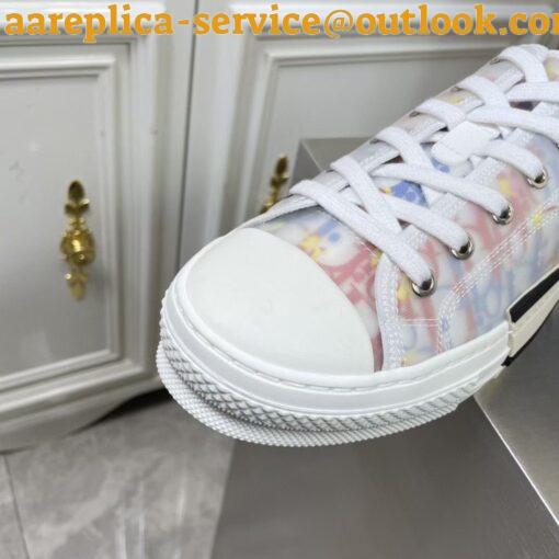 Replica Dior Men’s B23 Low-top Sneakers In Multicolor Oblique Canvas 21