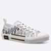 Replica Dior Men’s B23 Low-top Sneakers In White Oblique Canvas