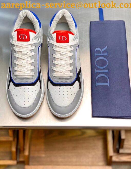 Replica Dior Men’s B27 Low-Top Sneakers In Multicolour Leather 17