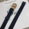 Replica Dior 30 Montaigne Reversible 20MM Belt in Grey and Black Calfskin 10