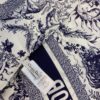 Replica Dior Toile de Jouy Sauvage Mitzah Scarf in Grey Silk Twill 8